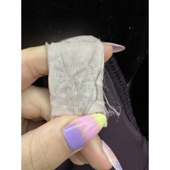 Kathie Lee Collection Womens Shirt Small Button Up Long Sleeve Purple Velour - Picture 6 of 11